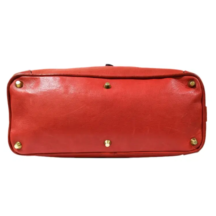 Chloe Kerala Red Grained Leather Tote-Hover-Image