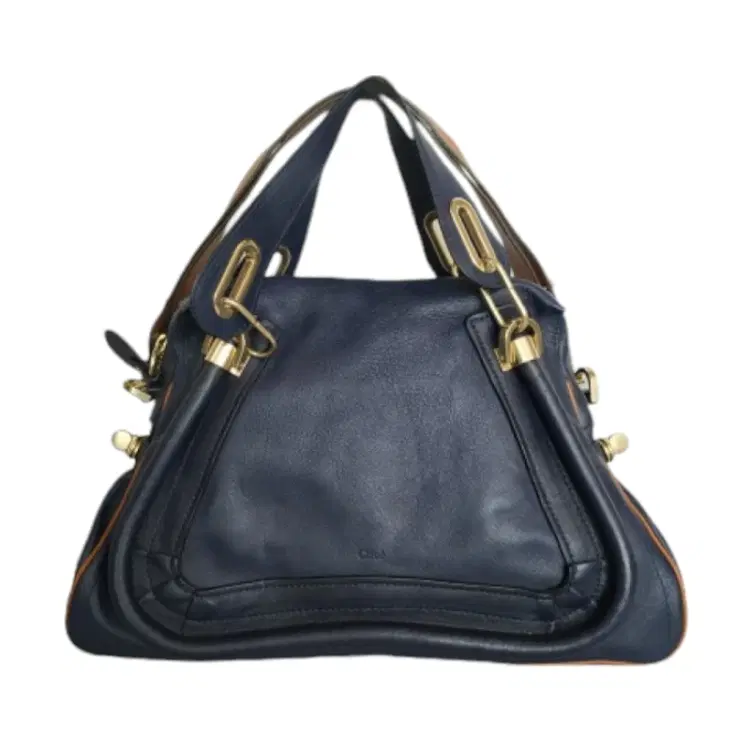 Chloe Paraty Blue Leather Medium Shoulder Bag-Hover-Image