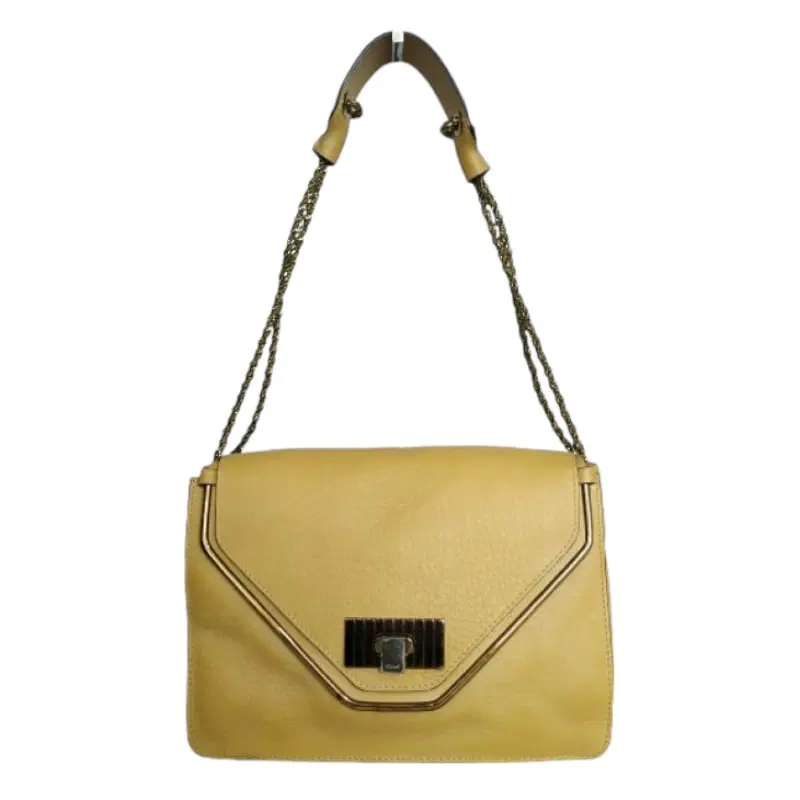 Chloe Double Flap Sally Leather Shoulder Bag