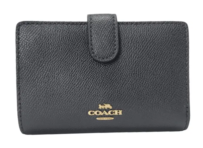 Coach Crossgrain Leather Medium Corner Zip Wallet-Hover-Image