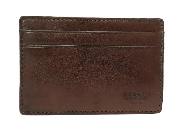 Coach Brown Card Holder