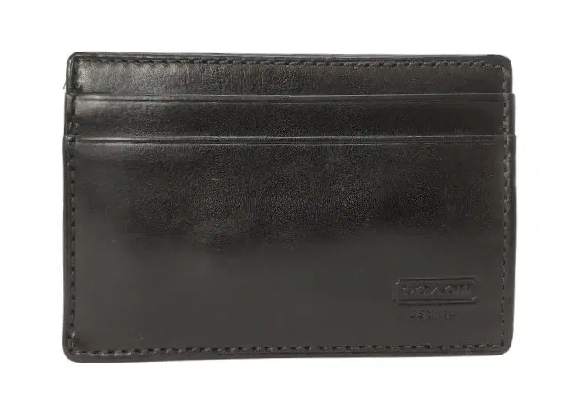Coach Black Mens Card Case-Hover-Image