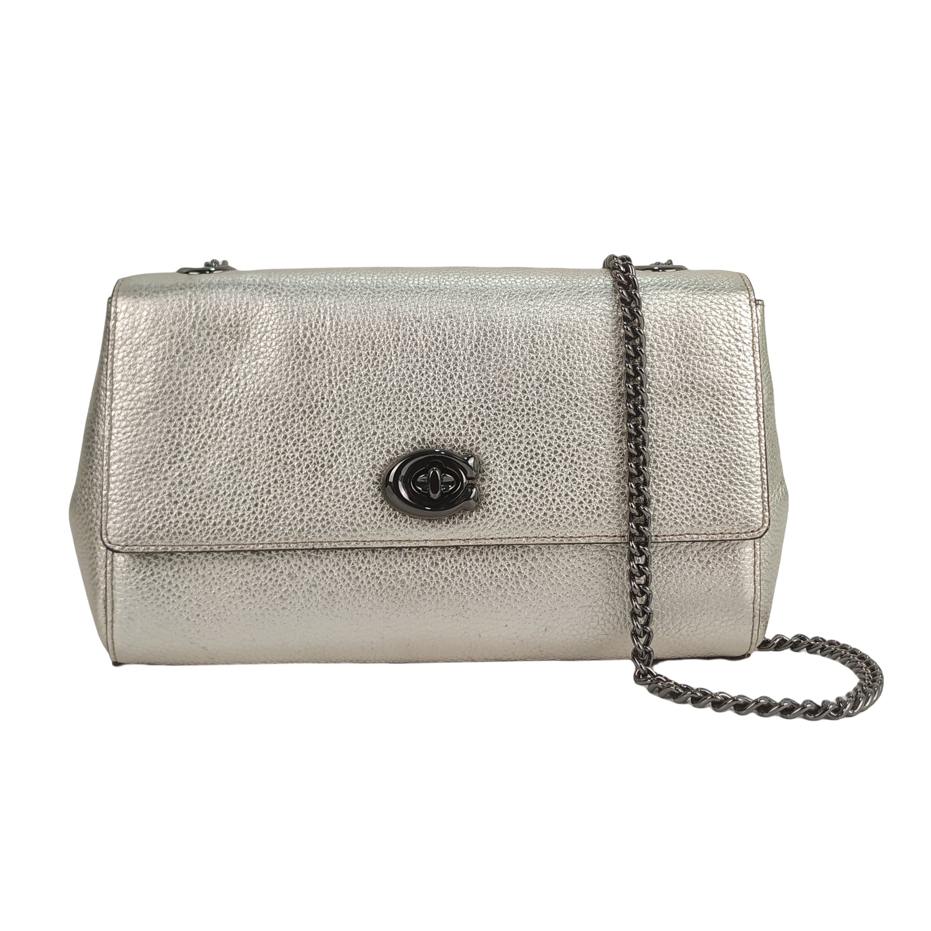 Coach Metallic Medium Cross Body Bag