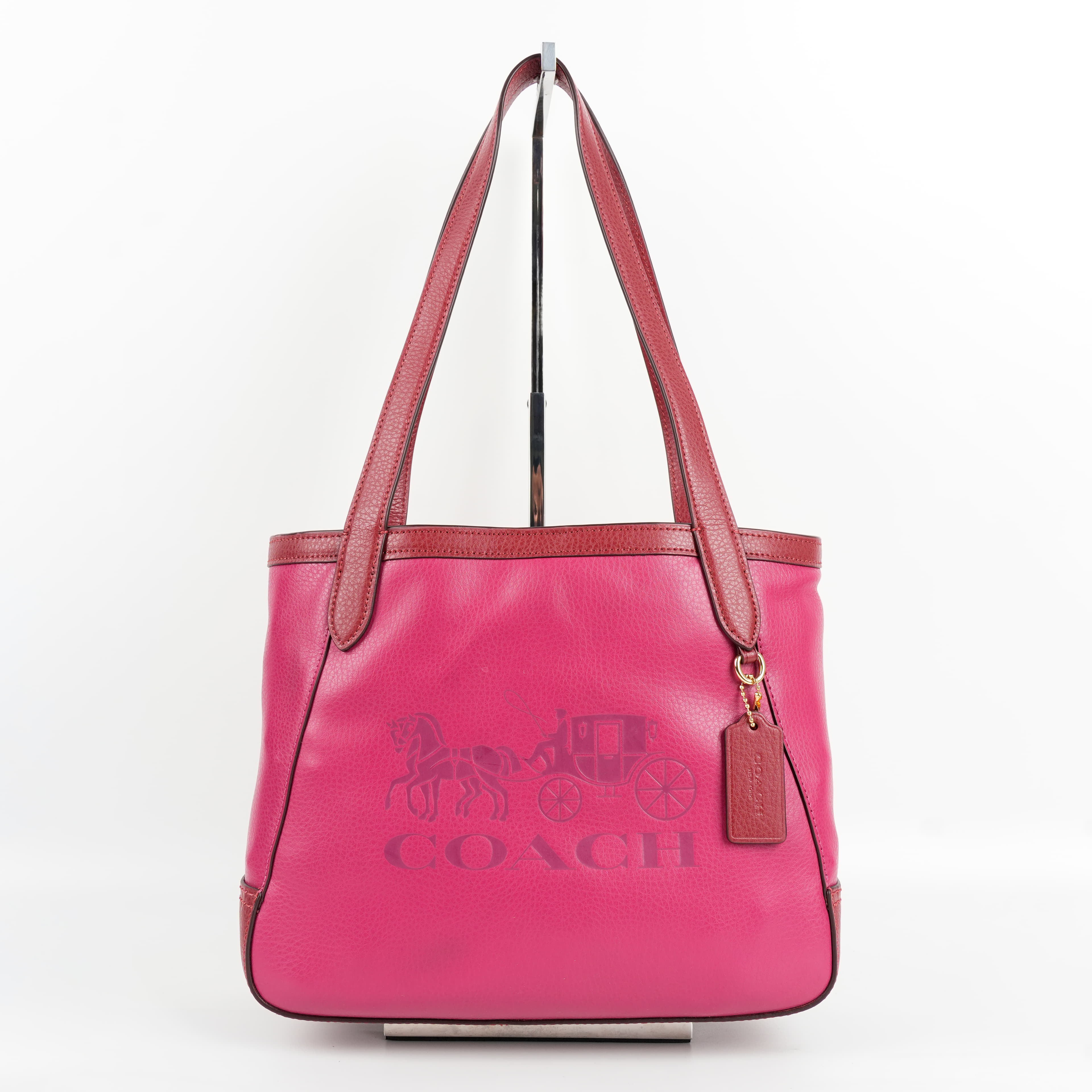 Coach Tote 27 In Colorblock With Horse And Carriage