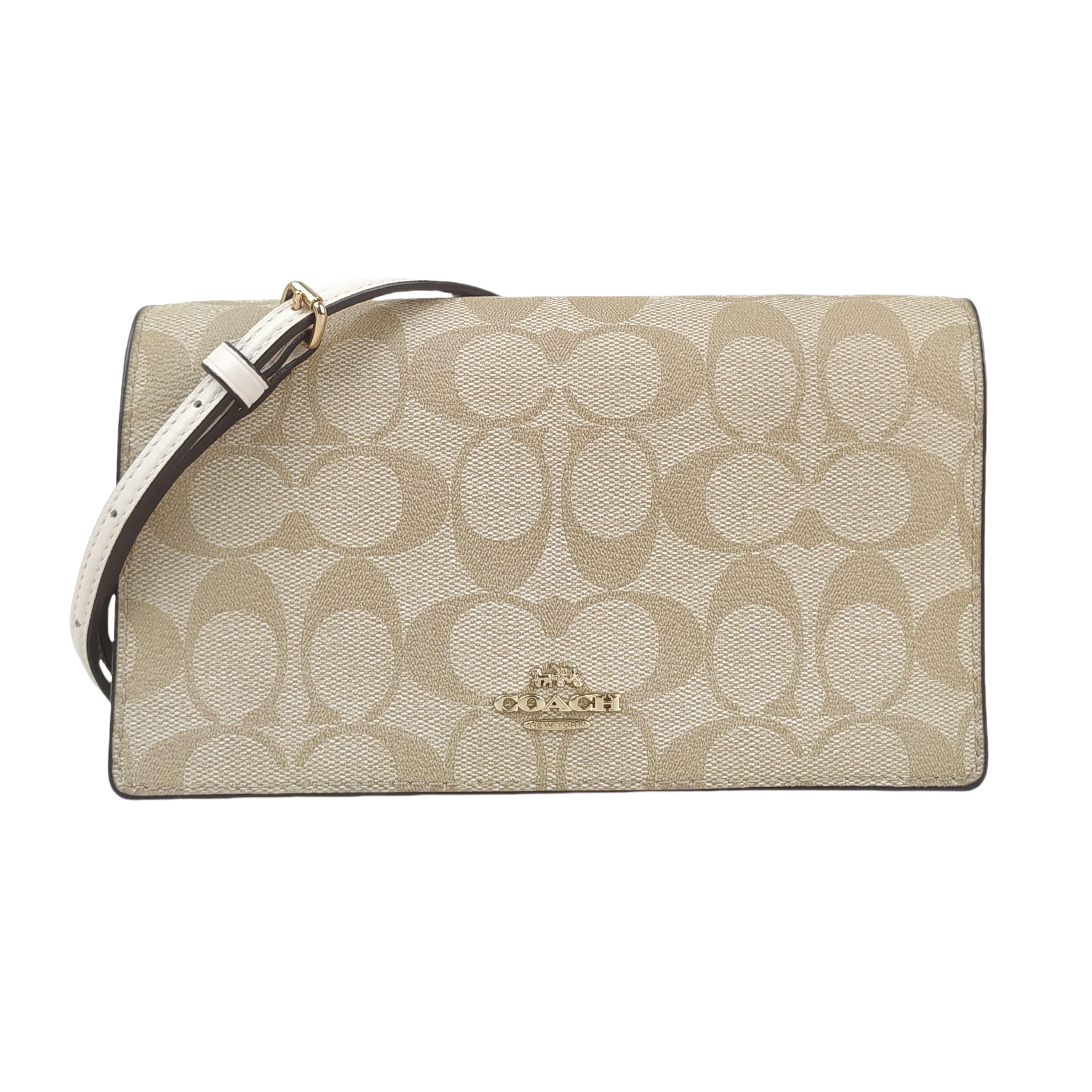 Coach Womens Anna Foldover Crossbody Clutch