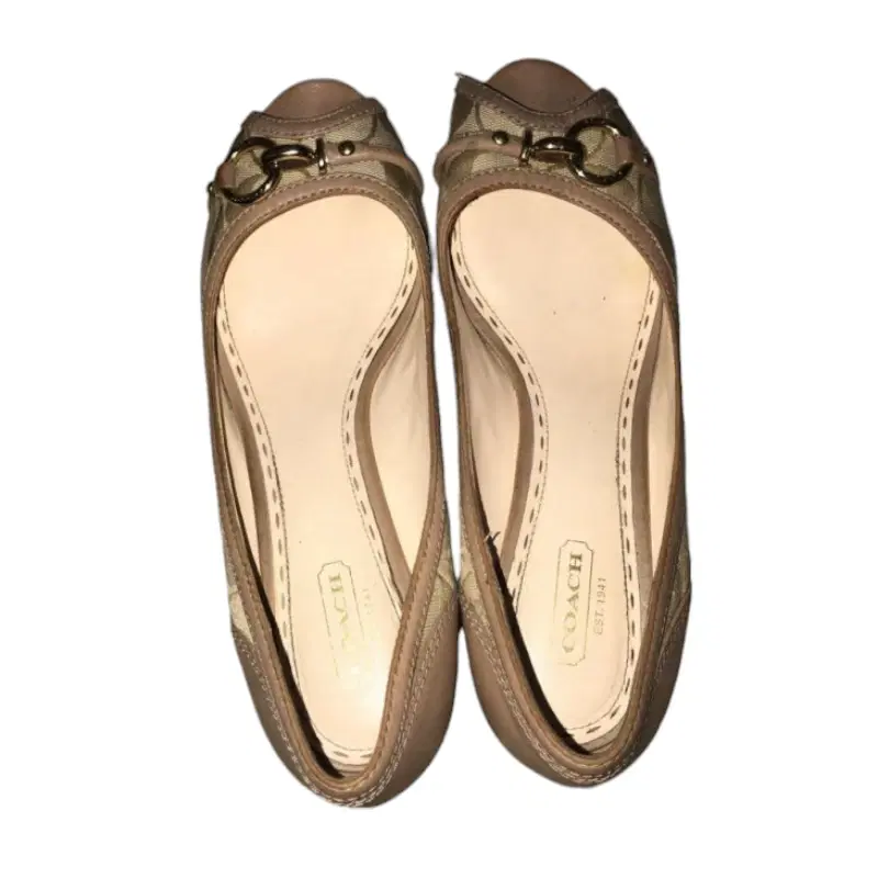 Coach Signature C Open-toe Wedge Heel Shoe