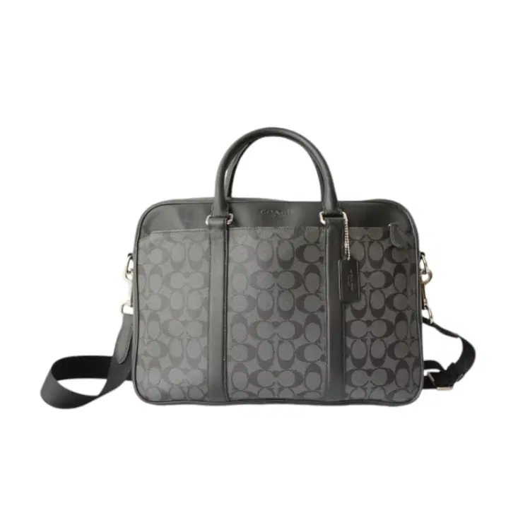 Coach Monogram Men's Laptop Bag-Hover-Image