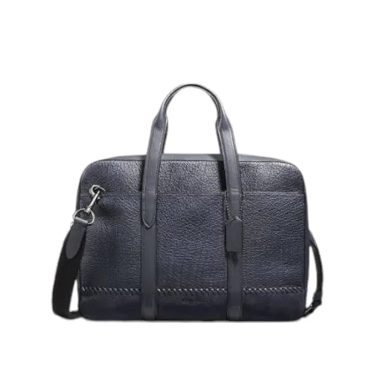 Coach Black Metro Soft Leather Men's Briefcase-Hover-Image