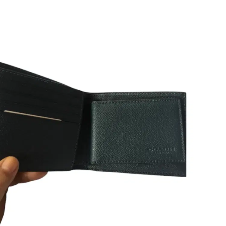 Coach Mens Denim Blue Wallet-Hover-Image