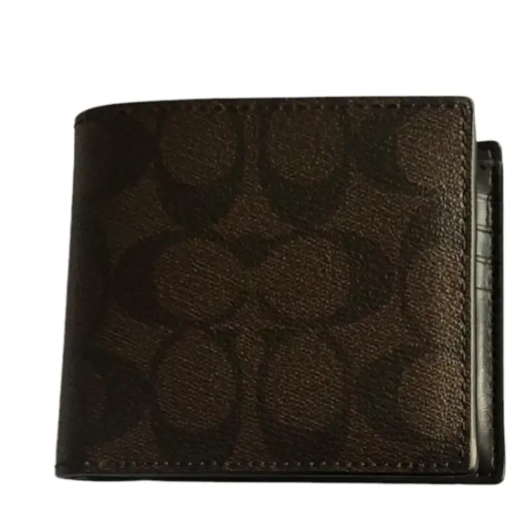 Coach Signature Mens Brown Wallet-Hover-Image