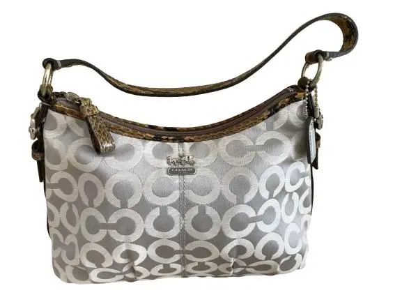 Coach Signature Canvas Hobo Bag