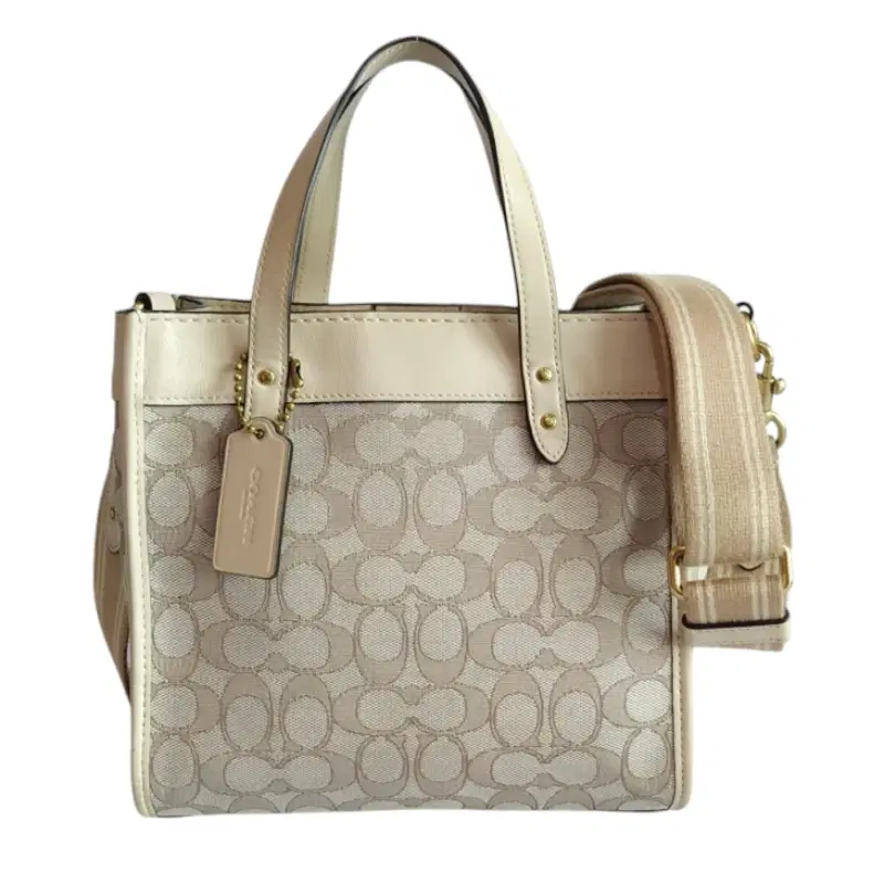 Coach Signature 22 Jacquard Field Tote