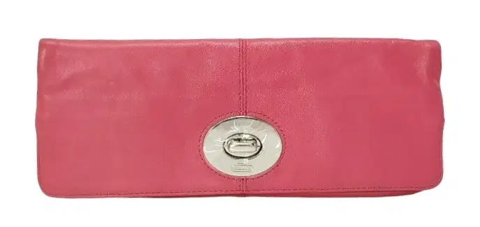 Coach Madeline Leather Foldover Clutch