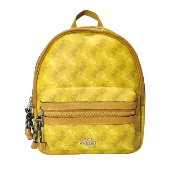 Coach Horse and Carriage Yellow Mini Backpack