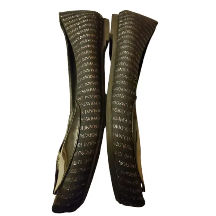 Emporio Armani Logo Flats-Hover-Image