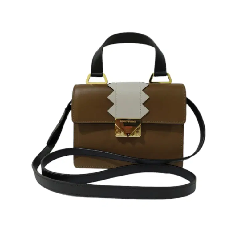 Emporio Armani Small Smooth Leather top-Handle Bag-Hover-Image