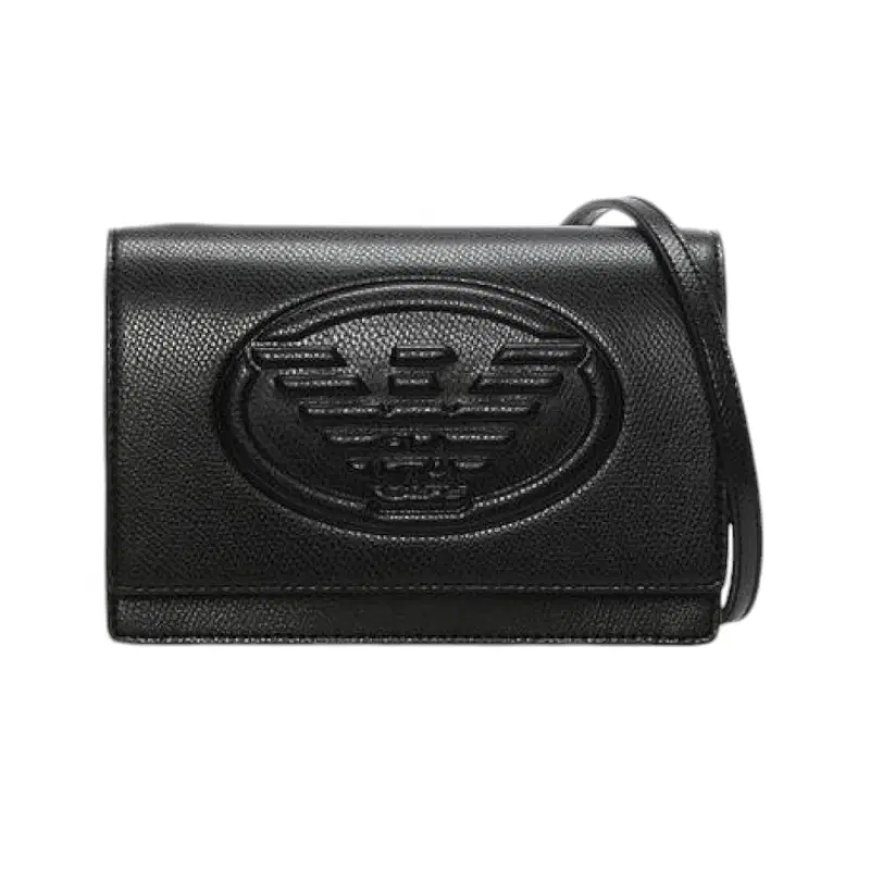 Emporio Armani Flap Leather Crossbody Bag