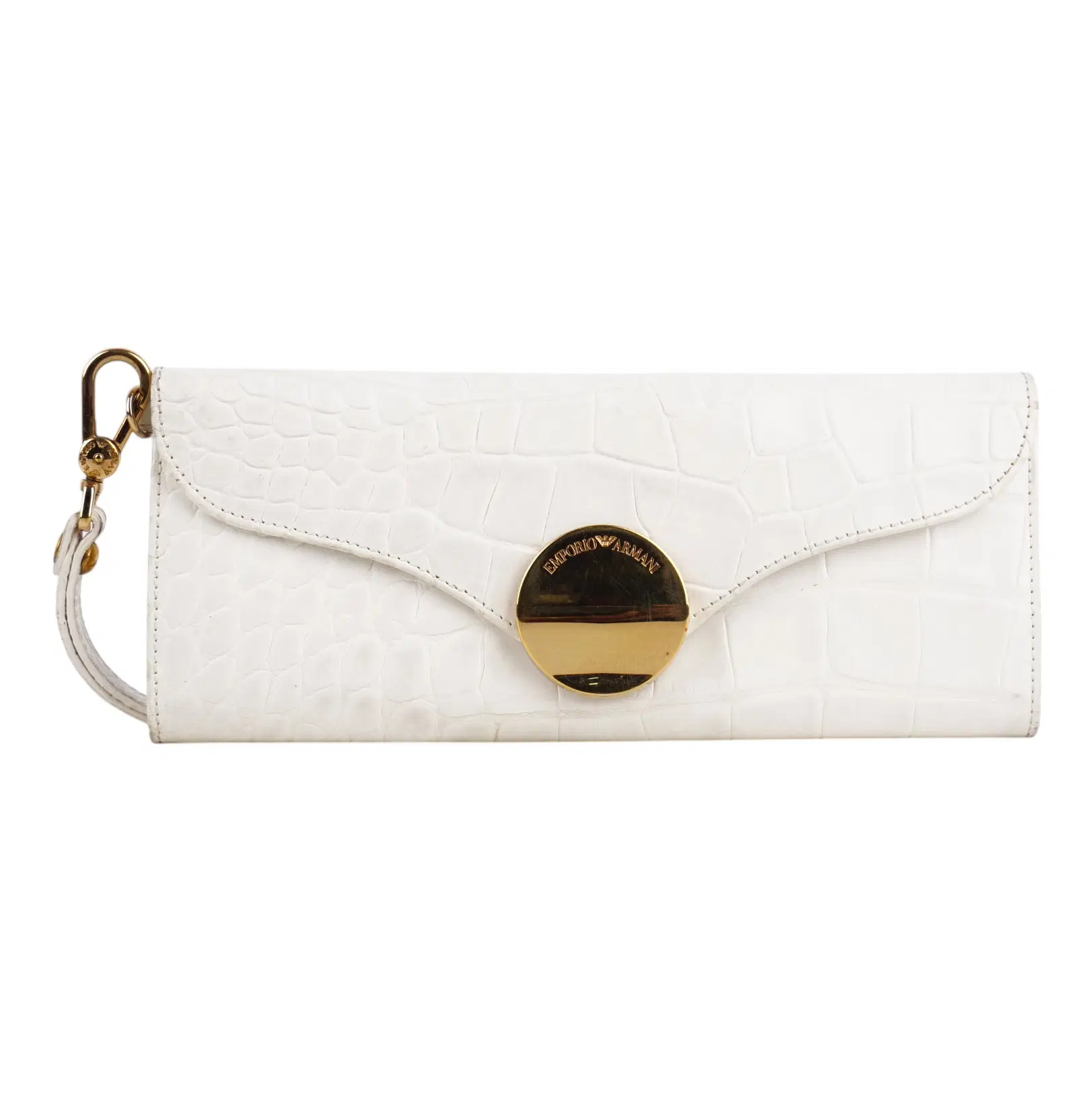Emporio Armani White Clutch