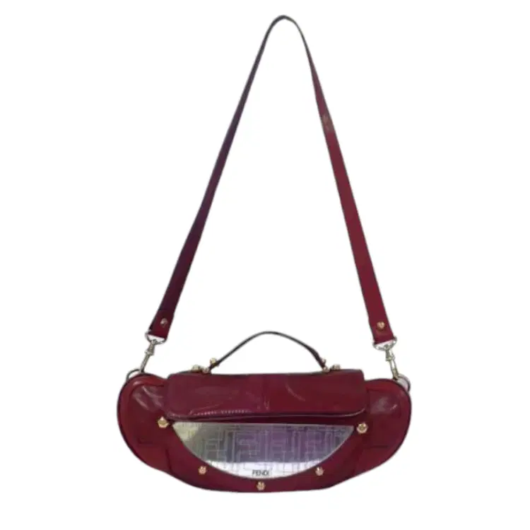Fendi Mirror Vanity Clutch Crossbody Bag-Hover-Image