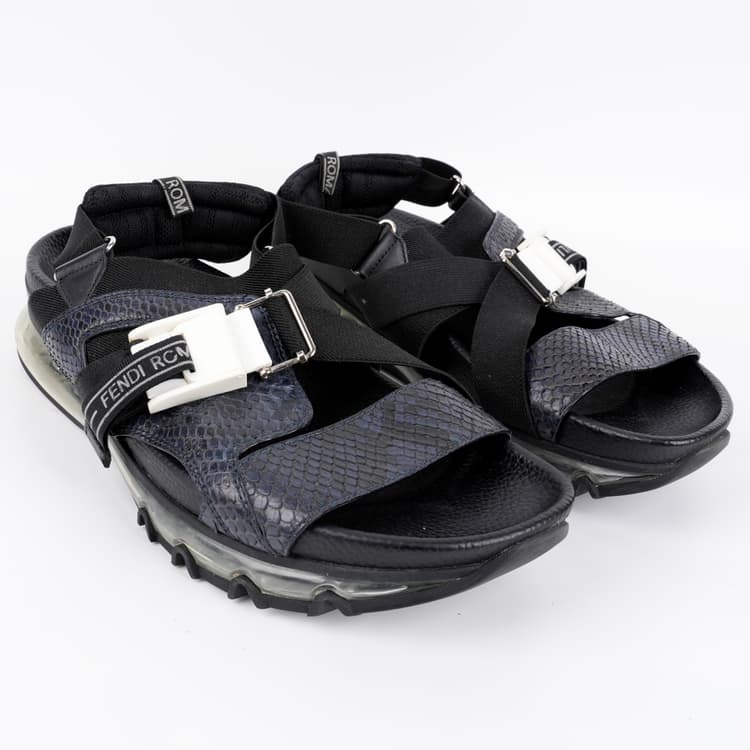 Fendi Criss Cross Sandal Men-Size 7-Hover-Image