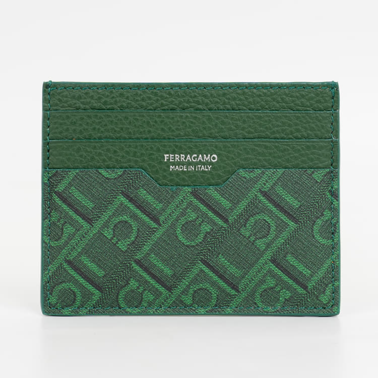 Ferragamo Men's Monogram Cardholder-Hover-Image