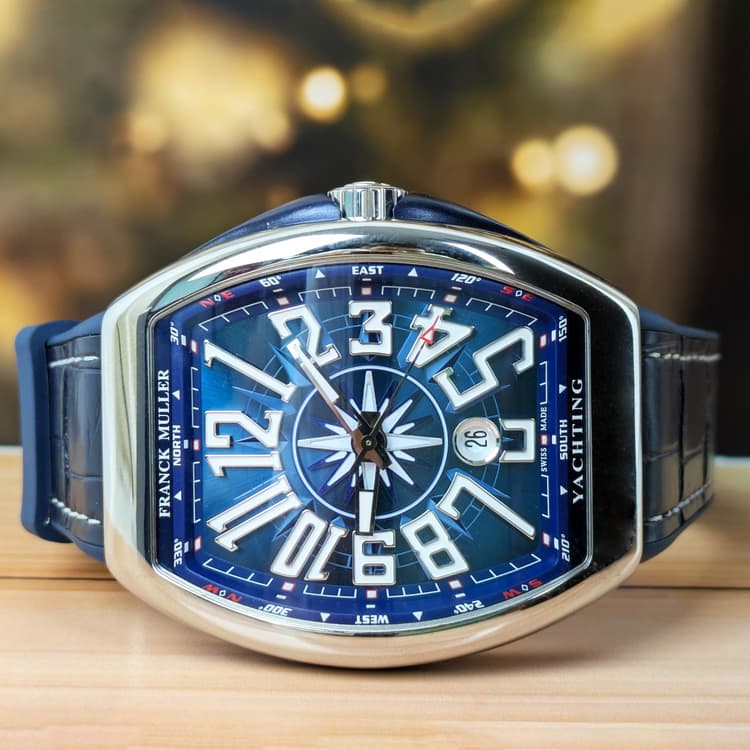 Franck Muller Vanguard Classic 45 MM Blue Dial Automatic-Hover-Image