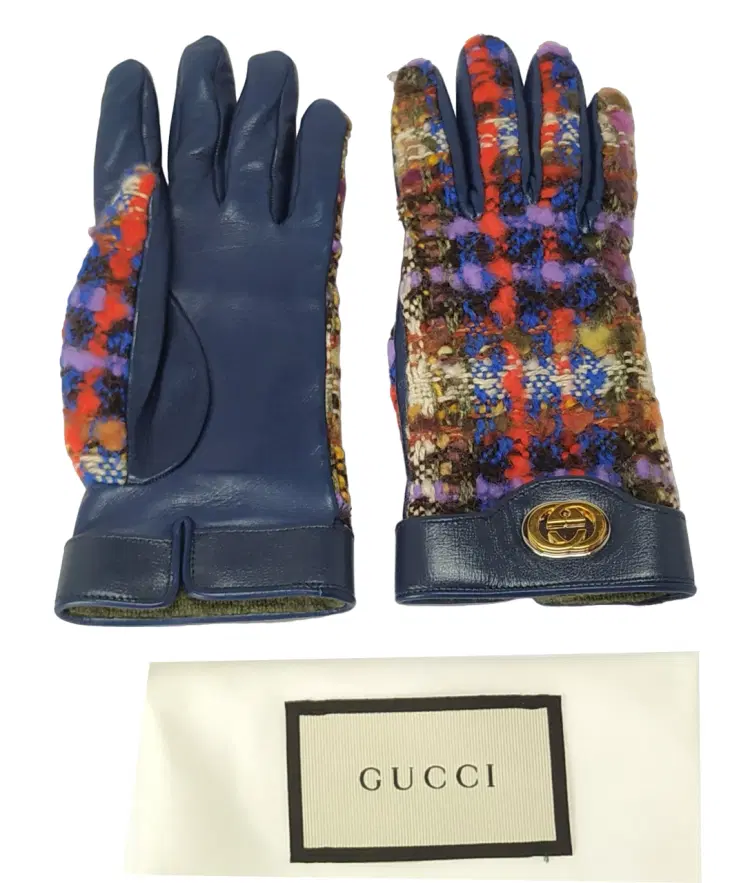 Gucci Cashmere Multicolour Gloves-Hover-Image