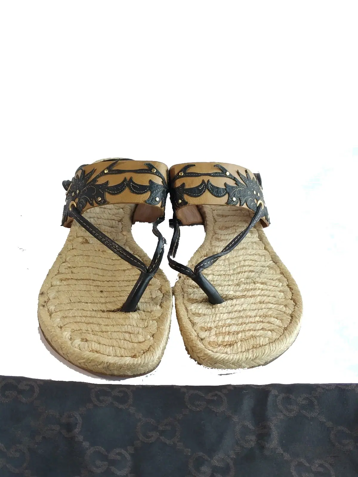 Gucci Lace-up 121524 Tong Sandals