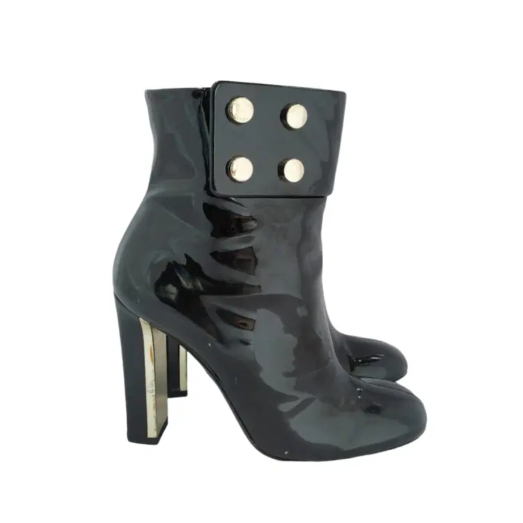 Gucci Patent Leather Ankle Cuffed Boots-Hover-Image