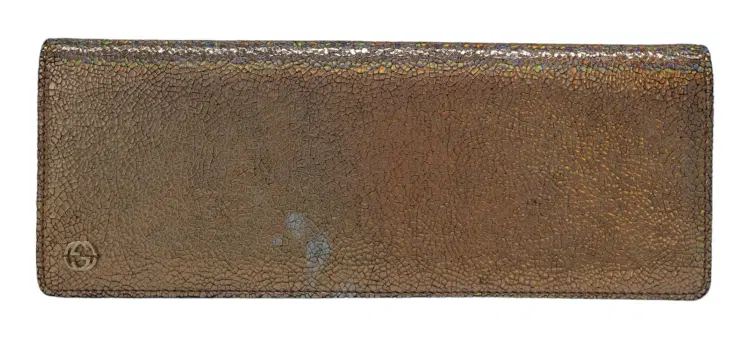 Gucci Metallic Hologram Leather Interlocking G Flap Continental Wallet-Hover-Image