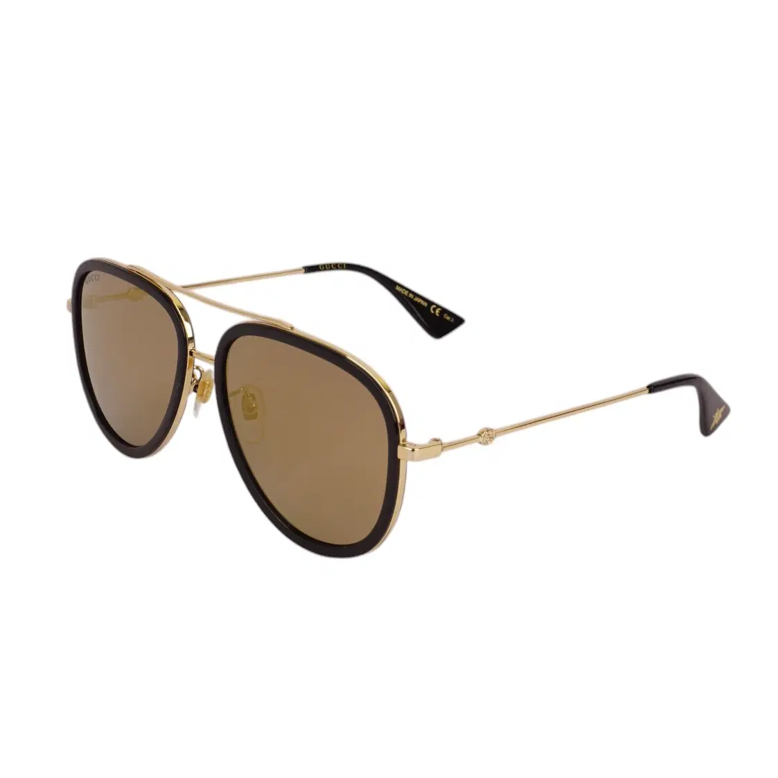 Gucci Gold Aviator Sunglasses