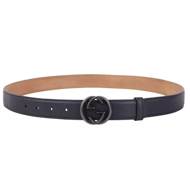 Gucci Linked G Leather Belt-Hover-Image