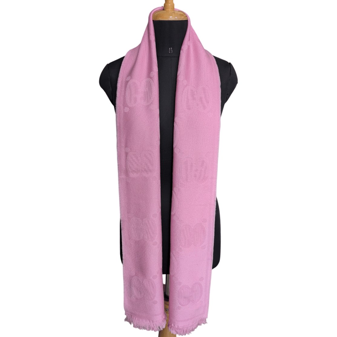 Gucci Pink GG Jumbo Shawl