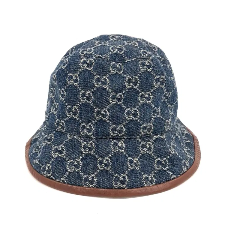 Gucci Denim Bucket Hat (576371)-Hover-Image