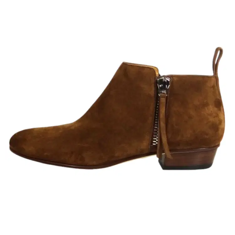Gucci Brown Side Zip Ankle Boots-Hover-Image