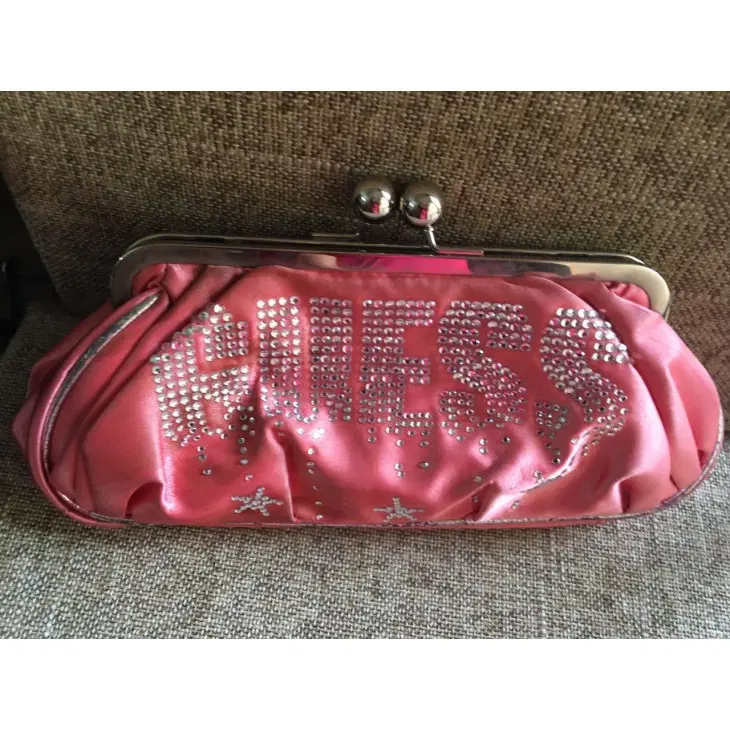 Guess Pink Clutch with Embellisments
