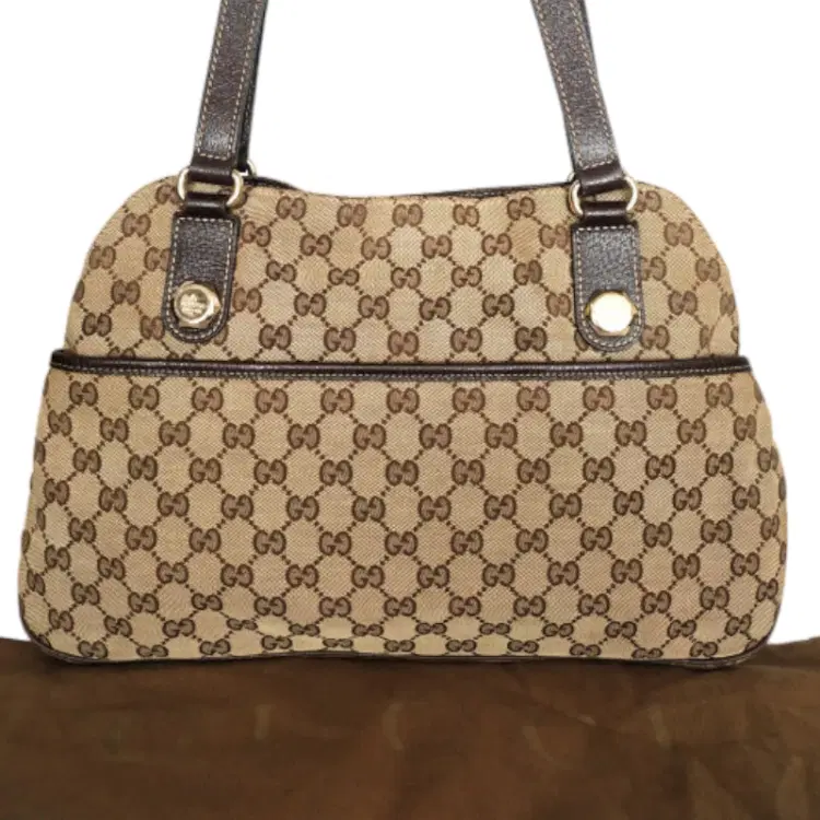 Gucci Monogram Eclipse Brown Shoulder Bag-Hover-Image