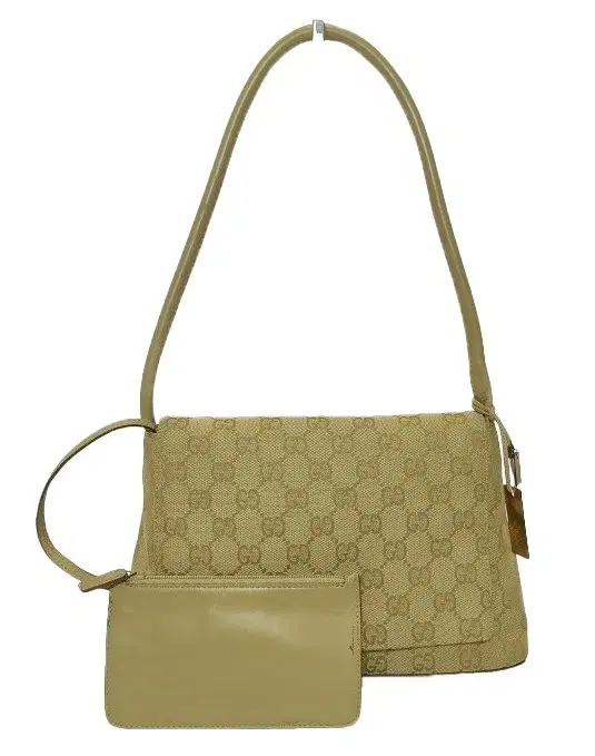 Gucci Canvas Beige Shoulder Bag-Hover-Image