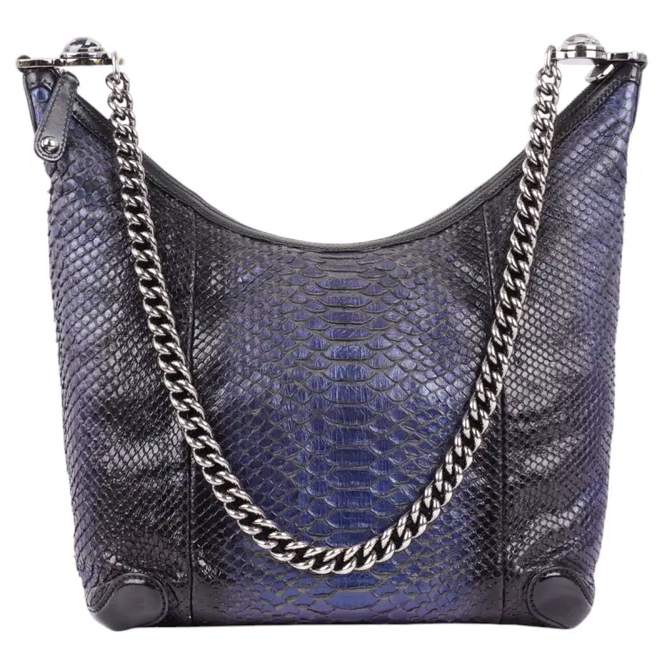 Gucci Python Skin Shoulder Bag-Hover-Image
