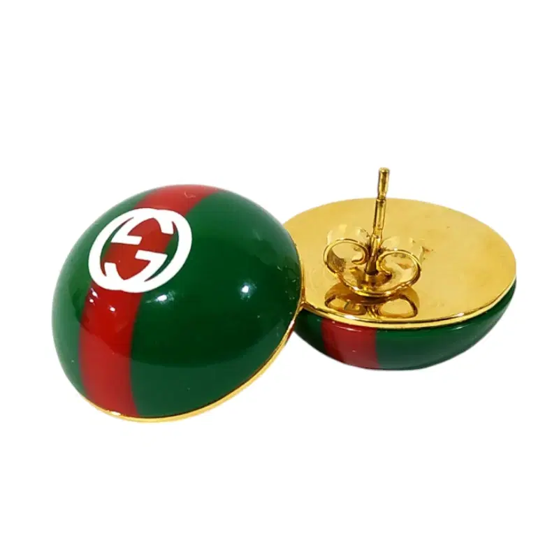 Gucci Resin Web Stud Earrings