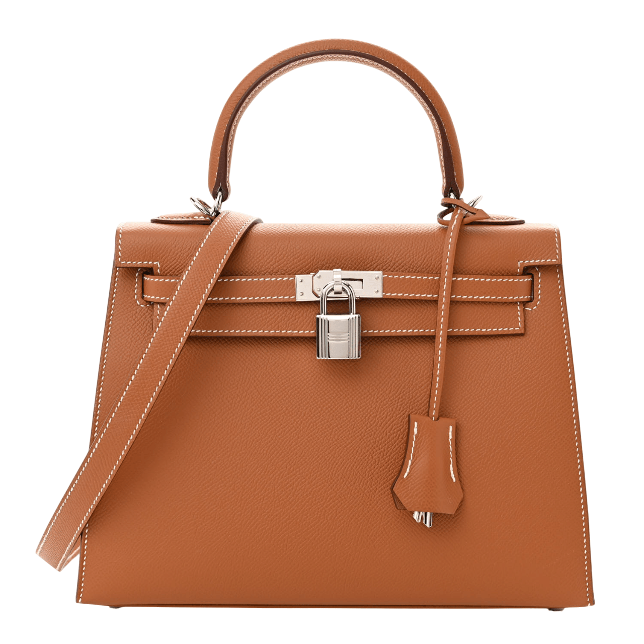 Hermes Kelly 28 Brown Epsom Leather