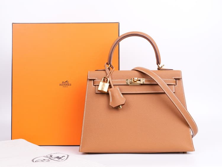 Hermes Kelly II Sellier 25 Epsom 37 Calfskin Gold-Hover-Image