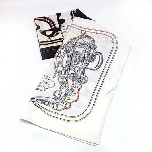 Hermes silk stole