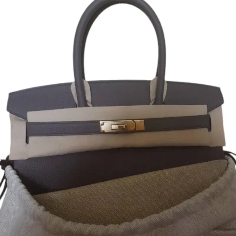 Hermes Birkin 30 Etain - A Stamp (2017)