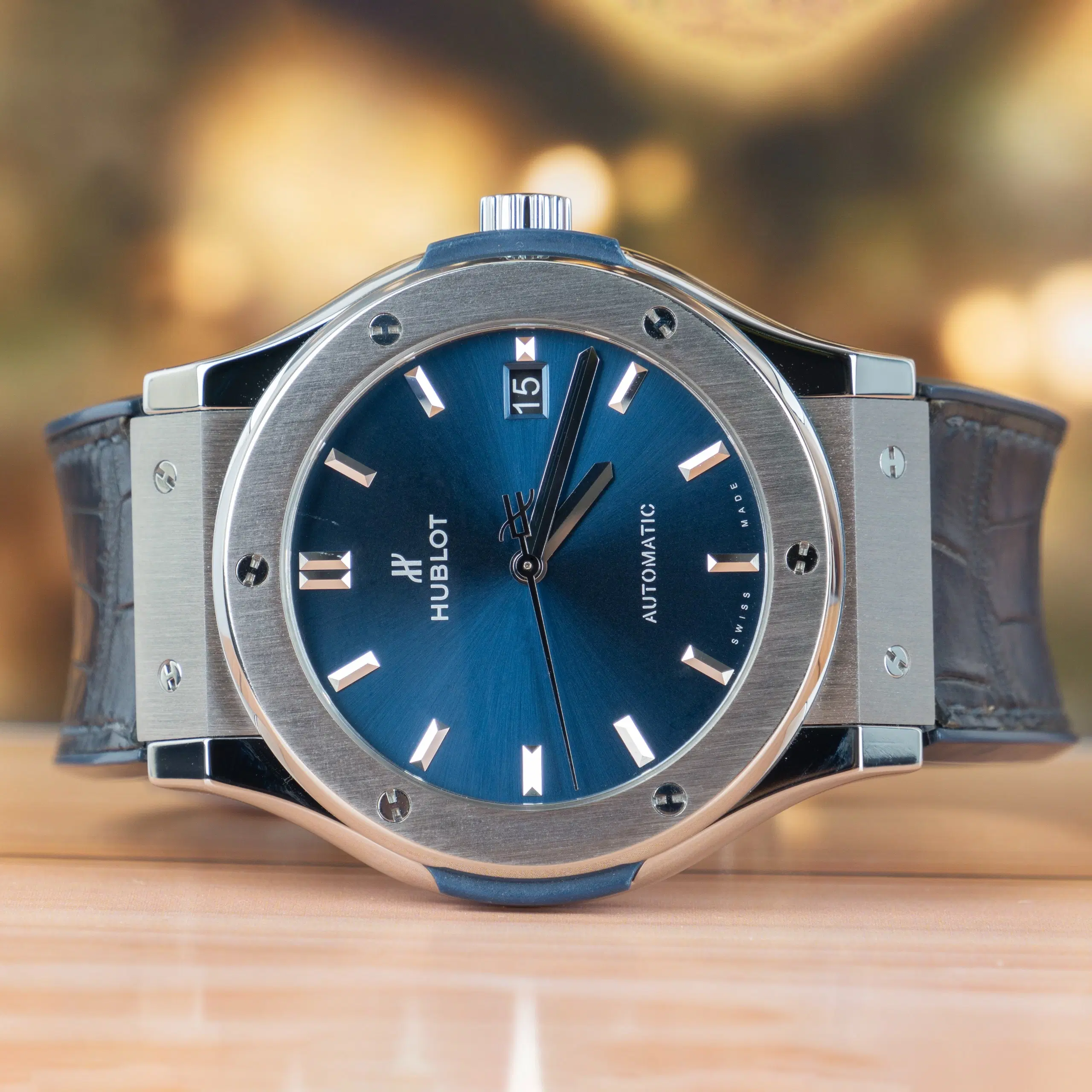 Hublot Classic Fusion Automatic Blue Mens Watch