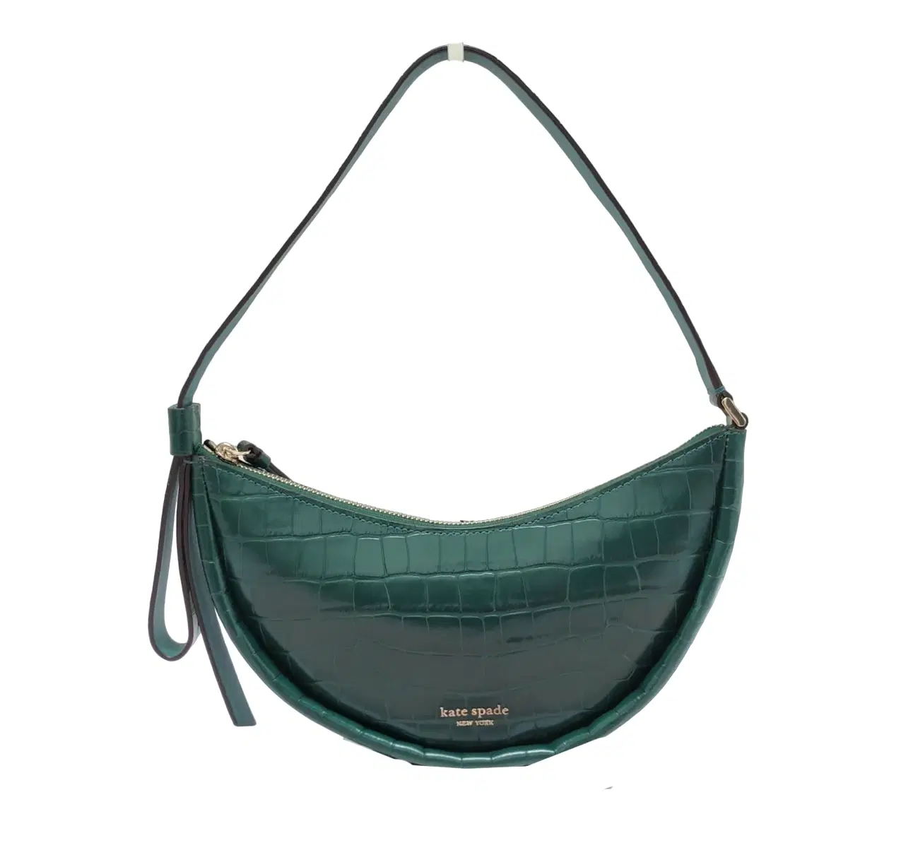 Kate Spade Smile Croc-embossed Leather Small Shoulder Bag