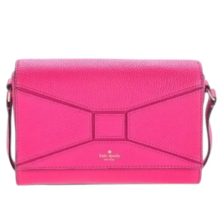 Kate Spade Pink Leather Shoulder Crossbody Bag-Hover-Image