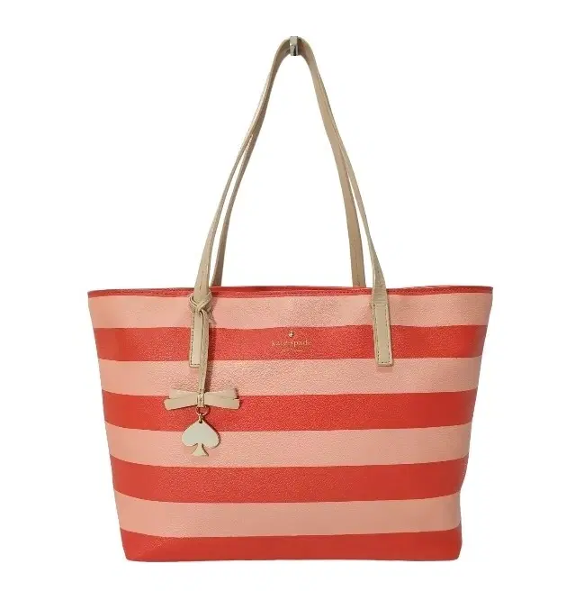 Kate Spade New York Strip Leather Tote Bag-Hover-Image