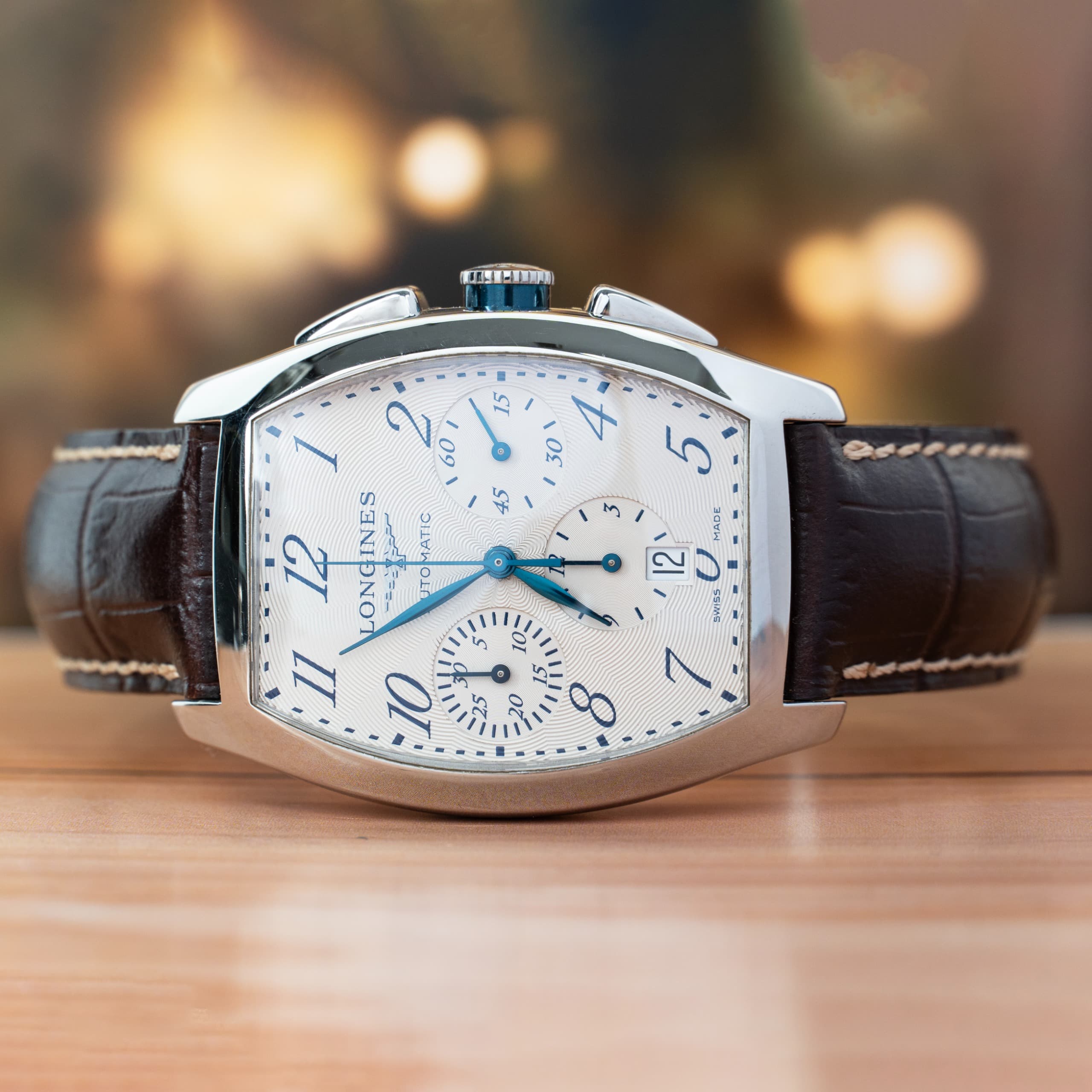 Longines Evidenza 35 MM Steel Automatic Men Watch