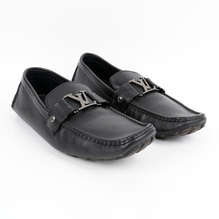 Louis Vuitton Black Monte Carlo Driving Moccasin-Hover-Image